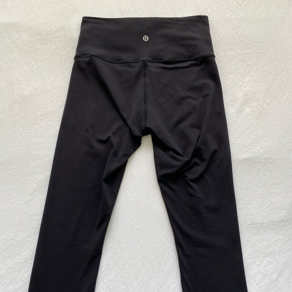 Black Wunder Under Lululemon Leggings - Luon